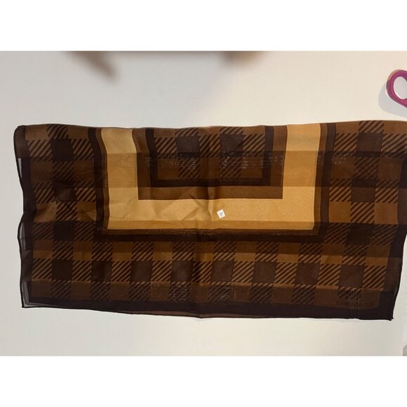 Assorted Polyester 7 Silk Scarves Lot Of 7 - Jones New York & Others - Various C - Picture 5 of 16